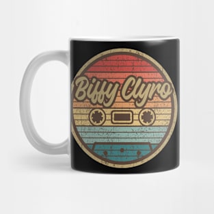 biffy clyro cassette retro circle Mug